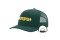 Baseball Hat Embroidered Logo - Dark Green - RP11
