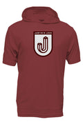 Xtreme-Tek Short Sleeve Maroon Hoodie-Justin's Love