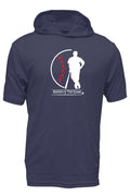 Xtreme-Tek Short Sleeve Navy Hoodie-Keeper of the Game