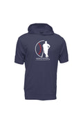 Xtreme-Tek Short Sleeve Navy Hoodie-Keeper of the Game