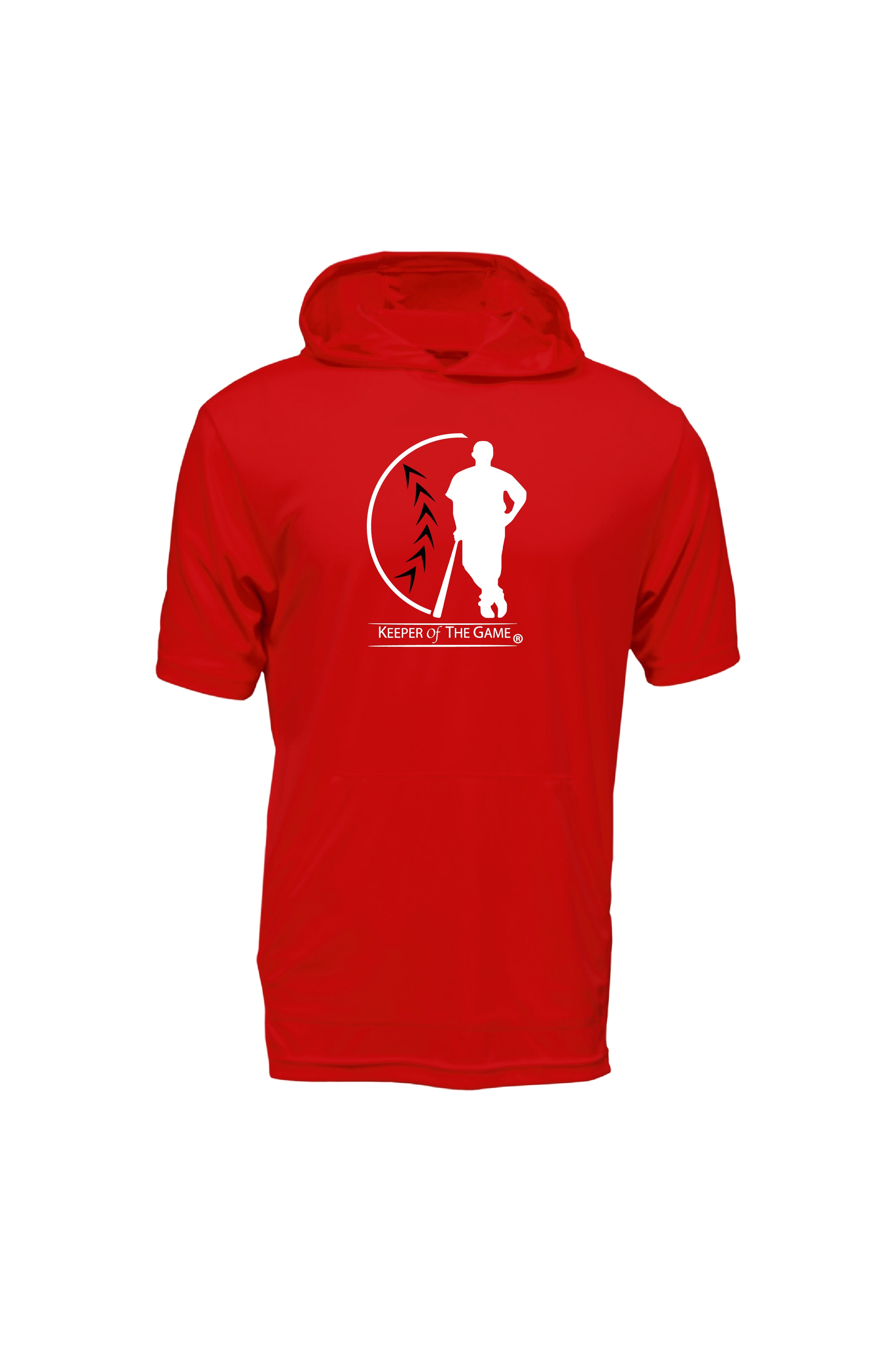 Xtreme-Tek Short Sleeve Red Hoodie-Keeper of the Game