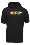 Xtreme-Tek Short Sleeve Black Hoodie-RP11
